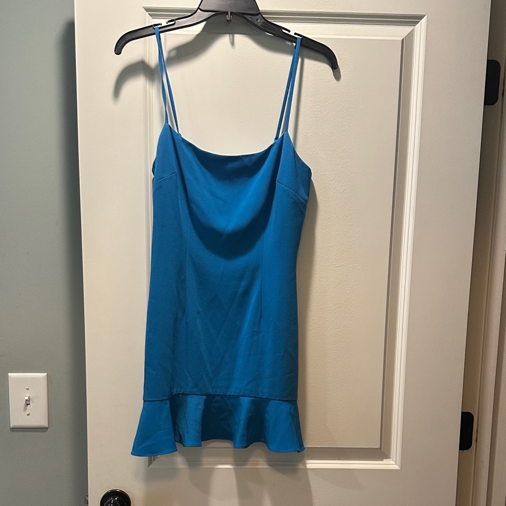Blue cocktail dress/ lovers and friends